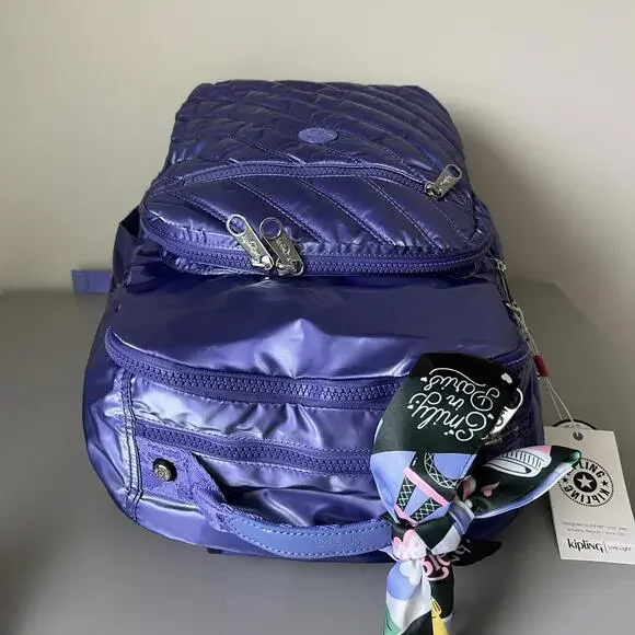 Kipling x Emily in Paris Seoul Up 17" Laptop Extra Large Backpack NWT - Picture 2 of 6